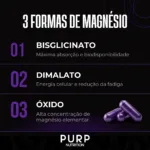 Tri Magnésio Premium Purp Nutrition 60 Cápsulas - Sono e Recuperação - Imagem 2