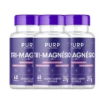 Kit 3x Tri Magnésio Premium 60 Cápsulas